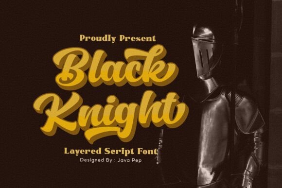 Black Knight: Crafting Timeless Hierarchy with a Layered Script Font