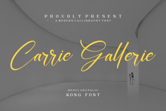 Carrie Gallerie: A Script Font for Flowing, Elegant Designs