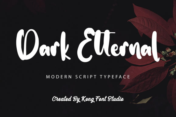 Dark Ethernal: A Playful Handwritten Script for Modern Designers