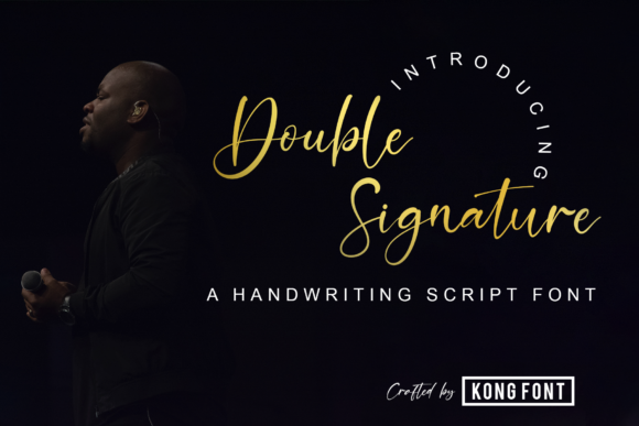 Double Signature: A Modern Script Font for Creative Projects