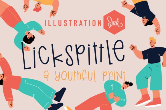 Exploring Lickspittle: A Playful Script Font for Vibrant Designs