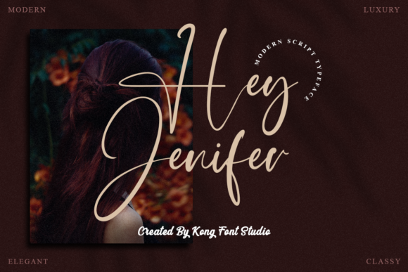 Hey Jenifer: A Modern Handwritten Font for Creative Projects