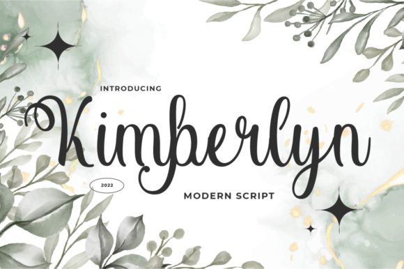 Kimberlyn: A Script Font That Brings Elegance and Flow to Your Designs