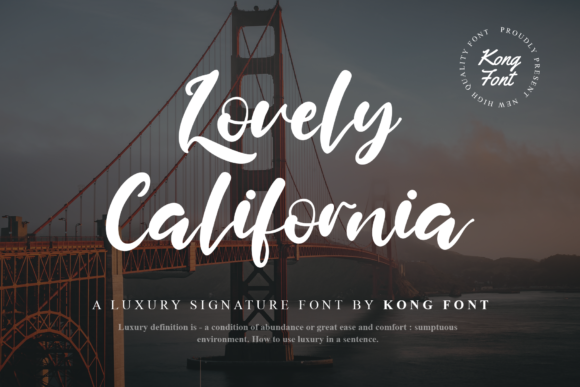 Lovely California: A Fresh Take on Modern Handwritten Typography