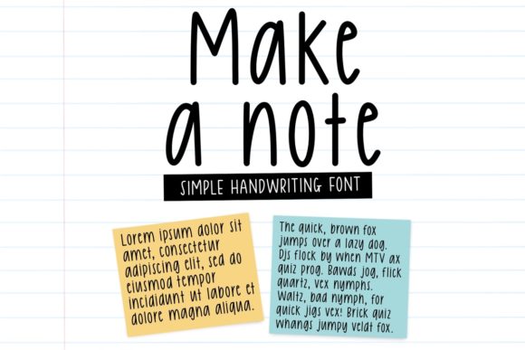Make a Note: The Handwritten Font That Feels Like a Conversation