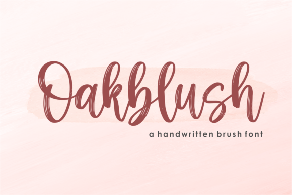 Oakblush: Where Playful Script Meets Polished Design