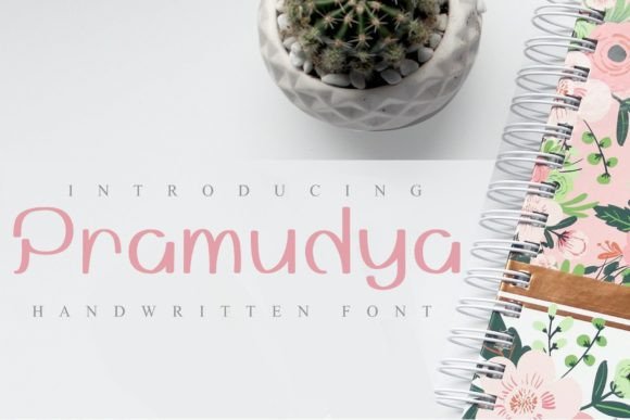 Pramudya: A Playful Script for Modern Designers