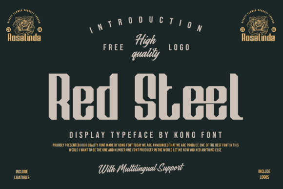 Red Steel: A Modern Handwritten Font for Creative Projects