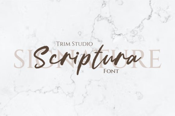 Scriptura: A Handwritten Font for Timeless Elegance