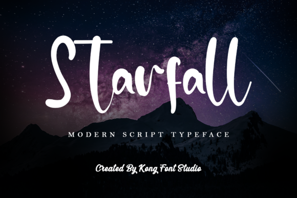 Starfall: The Modern Handwritten Font That Brings Designs to Life