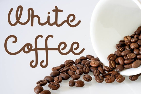 White Coffee: A Whimsical Script Font for Creative Projects