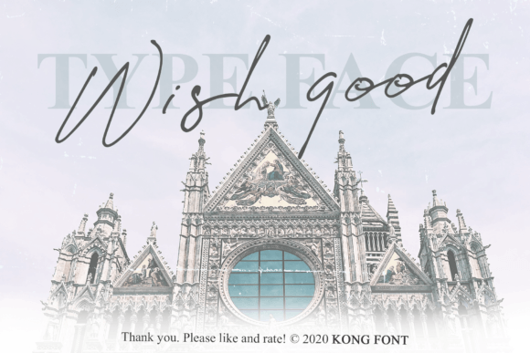 Wish Good: A Playful Script Font for Creative Projects